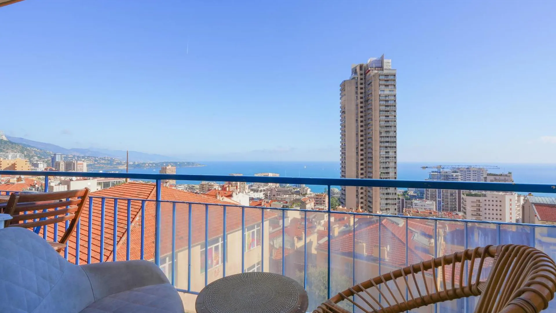 アパート Appart Vue Mer - Proche Monaco ボーソレイユ